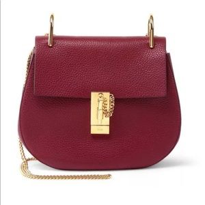 Chloe Drew Bag Small w/ Dust Bag & Authentication Card; Wine / Purple